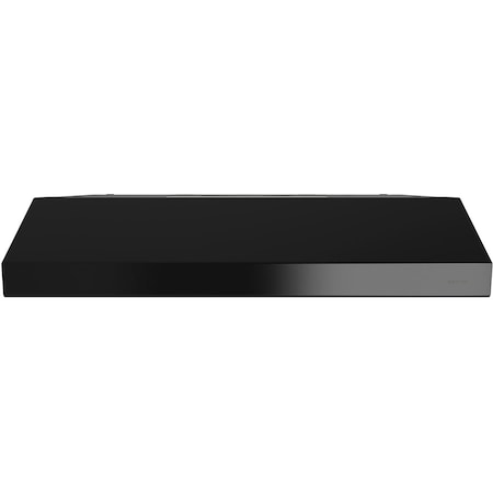 Broan-Nutone 30-Inch Black Convertible Under-Cabinet LED Range Hood, ENERGY STAR, 300 CFM BCSEK130BL